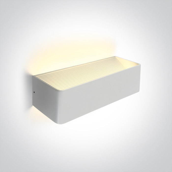 ONE Light Wall Light 12W 800lm 3000K CRI80 IP20 White 67466C/W/W