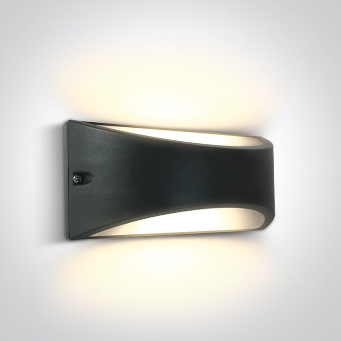 ONE Light | 67474/AN/W ANTHRACITE LED WALL LIGHT 10W WW IP54 230V - OEM NORDIC - Quality Parts Distribution