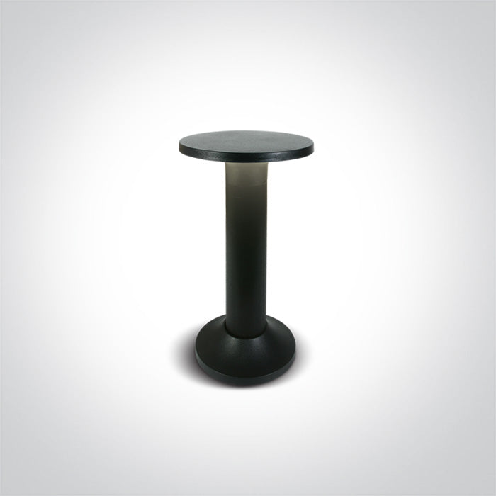 ONE Light | 67490/B/W BLACK LED 6,5W WW IP54 30cm BOLLARD 230V - OEM NORDIC - Quality Parts Distribution