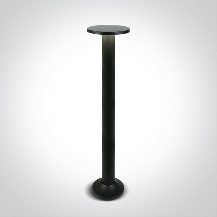 ONE Light | 67490A/B/W BLACK LED 6,5W WW IP54 80cm BOLLARD 230V - OEM NORDIC - Quality Parts Distribution