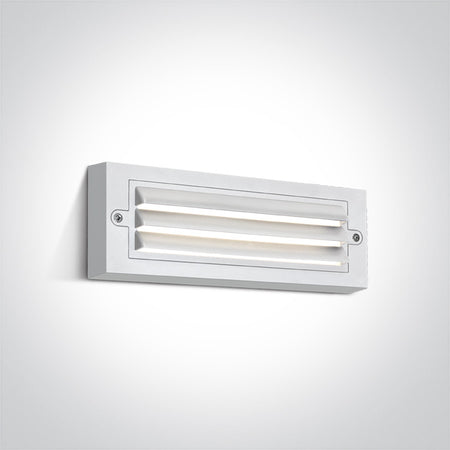 ONE Light | 67502A/W/W WHITE LED WALL LIGHT 6W WW DARK LIGHT IP65 230V - OEM NORDIC - Quality Parts Distribution