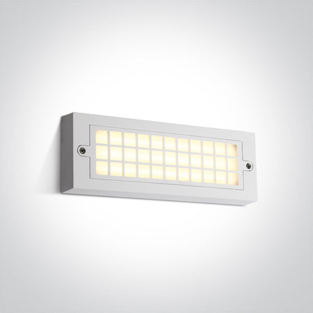 ONE Light | 67502C/W/W WHITE LED WALL LIGHT 6W WW IP65 230V - OEM NORDIC - Quality Parts Distribution
