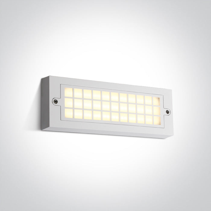 ONE Light | 67502C/W/W WHITE LED WALL LIGHT 6W WW IP65 230V - OEM NORDIC - Quality Parts Distribution