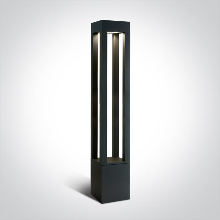 ONE Light | 67504A/AN/C ANTHRACITE LED BOLLARD 90cm 22W CW IP65 230V - OEM NORDIC - Quality Parts Distribution