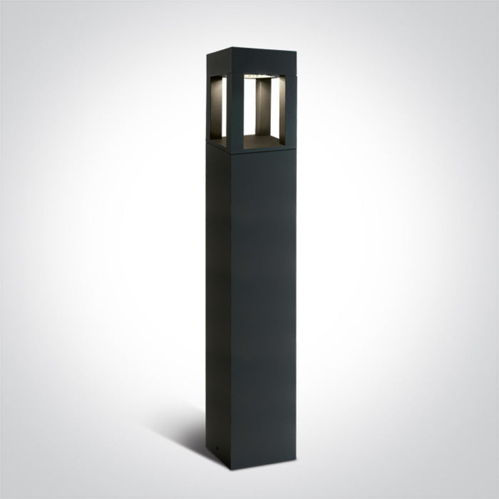 ONE Light | 67506A/AN/C ANTHRACITE LED BOLLARD 90cm 22W CW IP65 230V - OEM NORDIC - Quality Parts Distribution