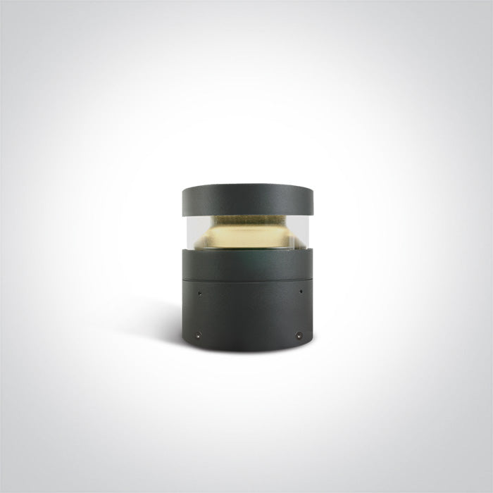 ONE Light | 67510/AN/W ANTHRACITE LED BOLLARD 20cm 20W WW IP65 230V - OEM NORDIC - Quality Parts Distribution