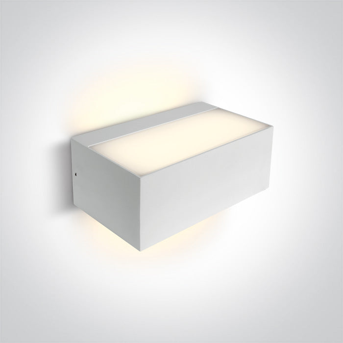 ONE Light | 67518/W WHITE E27 WALL LIGHT 12W IP65 100-240V - OEM NORDIC - Quality Parts Distribution