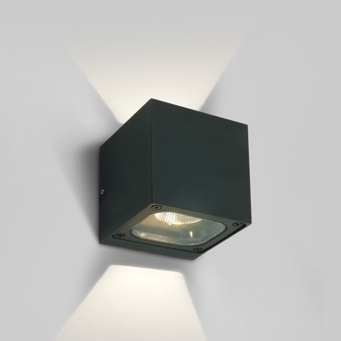 ONE Light | 67524B/AN/W ANTHRACITE WALL LED 2x6W WW IP65 230V - OEM NORDIC - Quality Parts Distribution