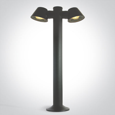 ONE Light | 67534C/AN ANTHRACITE POST GU10 2x6W IP65 100-240V - OEM NORDIC - Quality Parts Distribution