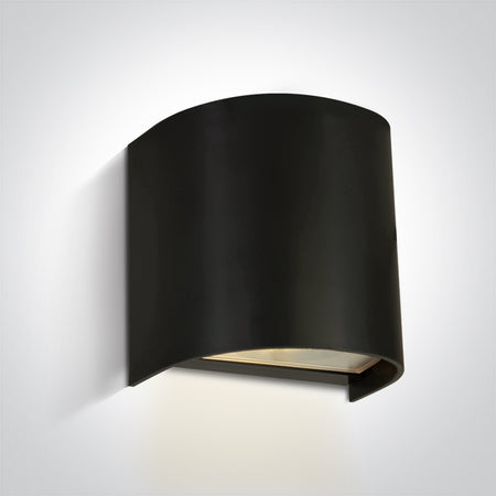 ONE Light | 67536A/B BLACK WALL LIGHT GU10 6W IP65 100-240V - OEM NORDIC - Quality Parts Distribution