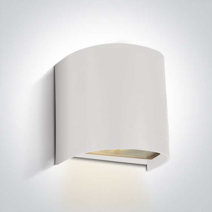 ONE Light | 67536A/W WHITE WALL LIGHT GU10 6W IP65 100-240V - OEM NORDIC - Quality Parts Distribution