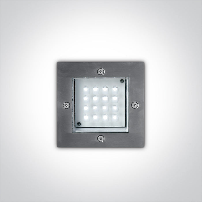 ONE Light | 68001/BL S/STEEL WALL RECESSED BL 1,6w IP54 230v - OEM NORDIC - Quality Parts Distribution