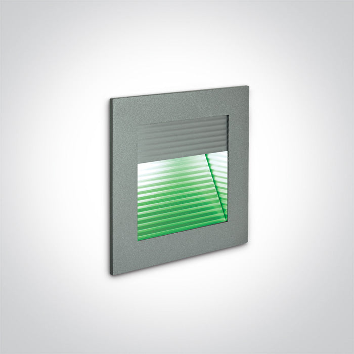 ONE Light | 68005/G/GR GREY WALL RECESSED GREEN 350mA IP20 - OEM NORDIC - Quality Parts Distribution