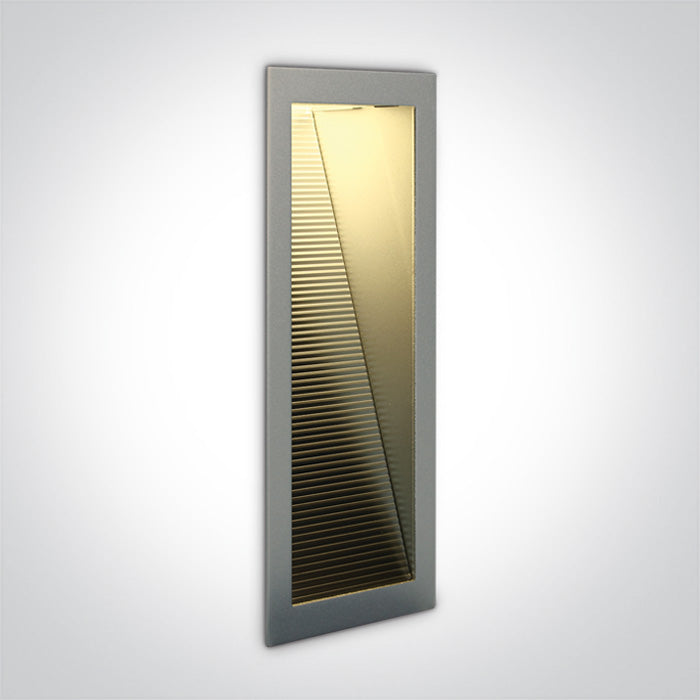 ONE Light | 68008/G/D GREY WALL REC DL 1w/350mA IP20 - OEM NORDIC - Quality Parts Distribution