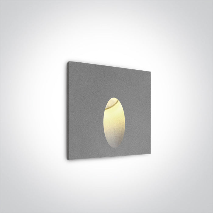 ONE Light | 68032/G/W GREY RECESSED IP54 1x3w WW 100-240V - OEM NORDIC - Quality Parts Distribution