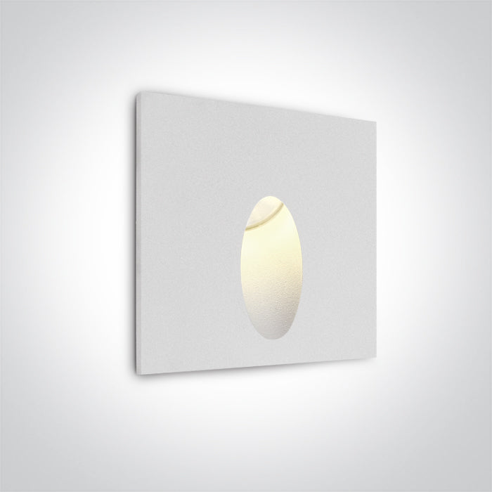 ONE Light | 68032/W/W WHITE RECESSED IP54 1x3W WW 100-240V - OEM NORDIC - Quality Parts Distribution