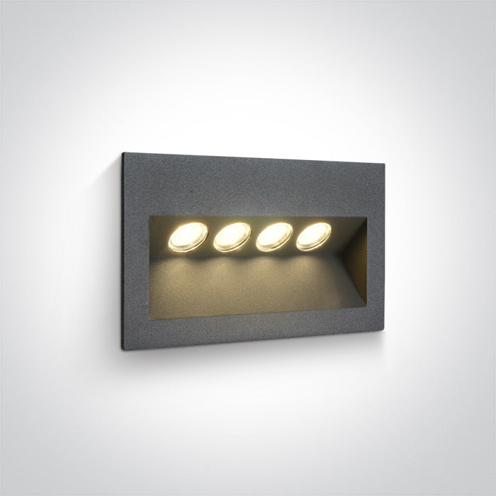 ONE Light | 68048/AN/W ANTHRACITE IP65 LED 4x1w WW 100-240V - OEM NORDIC - Quality Parts Distribution