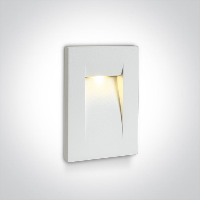 ONE Light | 68062/W/W WHITE WALL RECESSED LED 3,6W WW IP65 100-240V - OEM NORDIC - Quality Parts Distribution