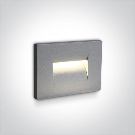 ONE Light | 68064/G/W GREY WALL RECESSED LED 3,6W WW IP65 100-240V - OEM NORDIC - Quality Parts Distribution