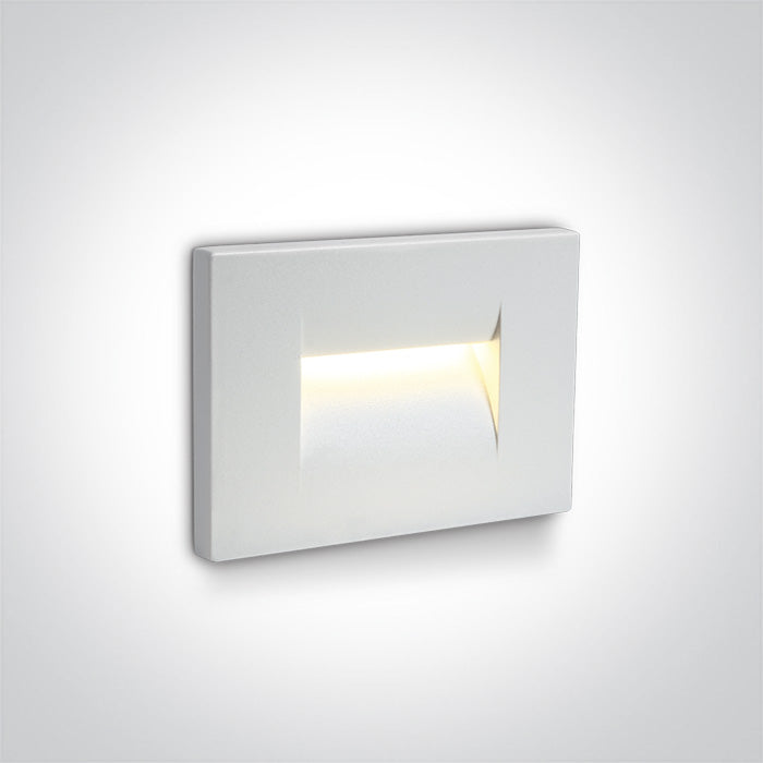 ONE Light | 68064/W/W WHITE WALL RECESSED LED 3,6W WW IP65 100-240V - OEM NORDIC - Quality Parts Distribution