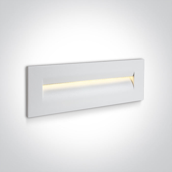 ONE Light | 68066/W/W WHITE WALL RECESSED LED 8,5w WW IP65 100-240v - OEM NORDIC - Quality Parts Distribution