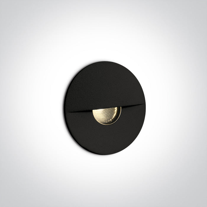 ONE Light | 68070/B/W BLACK IP65 WALL / STEP COB LED 1W WW 36deg 350mA - OEM NORDIC - Quality Parts Distribution