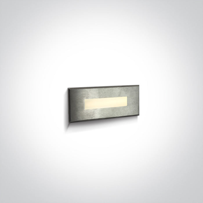 ONE Light | 68072A/W SS316 WALL REC IP65 LED 5W WW 230V - OEM NORDIC - Quality Parts Distribution