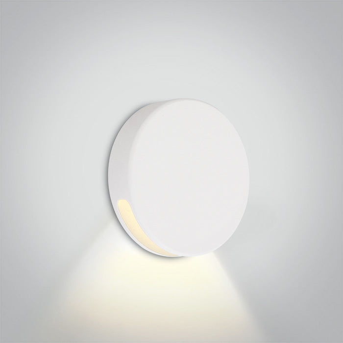 ONE Light | 68074/W/W WHITE IP65 WALL RECESSED COB LED 2w WW 700mA DARK LIGHT - OEM NORDIC - Quality Parts Distribution