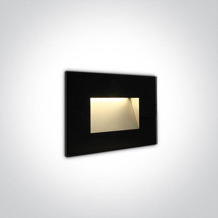 ONE Light | 68076/B/W BLACK IP65 LED 3W WW 230V - OEM NORDIC - Quality Parts Distribution