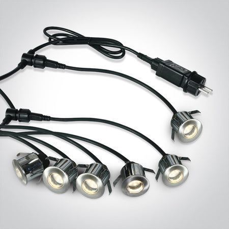 ONE Light | 69002A/W 6pcs BLACK DECKING SET SS316 LED IP67 WW 230V - OEM NORDIC - Quality Parts Distribution