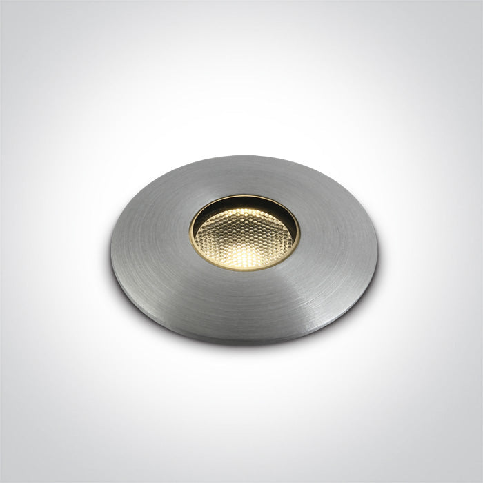 ONE Light Inground Light 2W 150lm 3000K CRI90 IP67 Aluminium 69042/AL/W