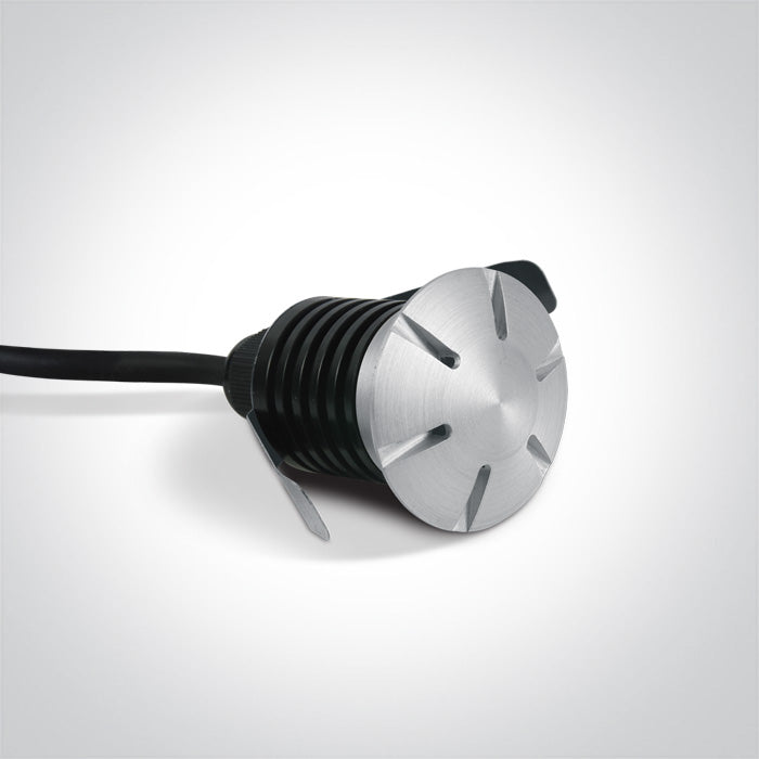 ONE Light Inground Light 1W 80lm 3000K CRI90 IP67 Aluminium 69044/AL/W