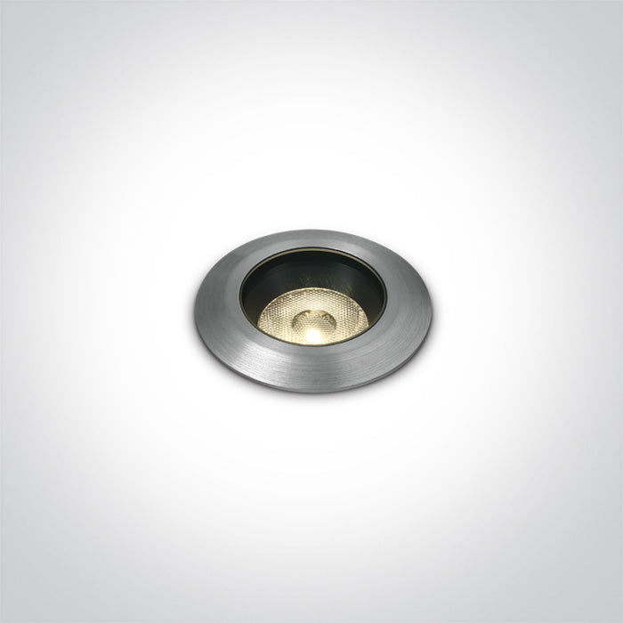 ONE Light | 69056A/W ALUMINIUM IP67 INGROUND COB LED 3W WW 38deg 24V DC DIMMABLE DARK LIGHT - OEM NORDIC - Quality Parts Distribution