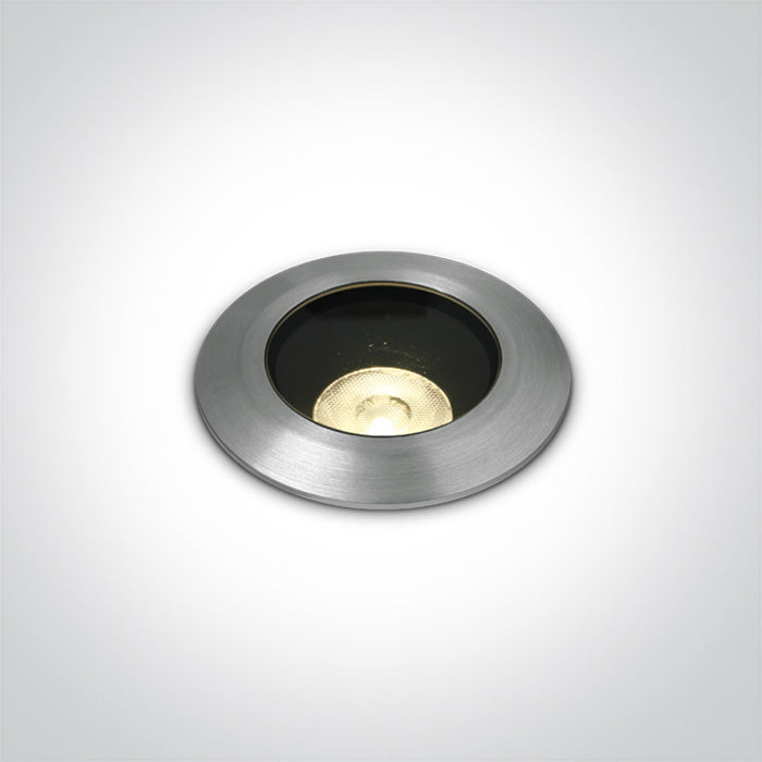 ONE Light | 69056B/W ALUMINIUM IP67 INGROUND COB LED 7W WW 38deg 24V DC DIMMABLE DARK LIGHT - OEM NORDIC - Quality Parts Distribution