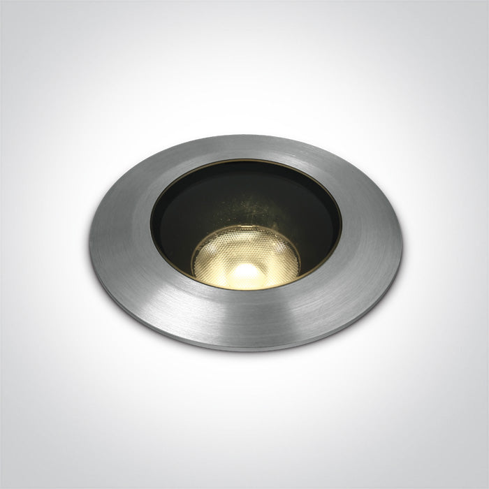 ONE Light | 69056C/W ALUMINIUM IP67 INGROUND COB LED 9W WW 38deg 24V DC DIMMABLE DARK LIGHT - OEM NORDIC - Quality Parts Distribution