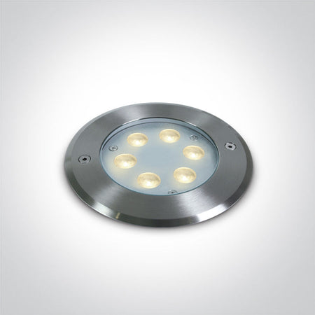 ONE Light Recessed Wall Light 6W 420lm 3000K CRI80 IP68 Stainless Steel 69066B/W