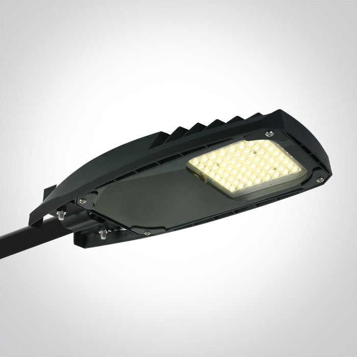 ONE Light | 70114/B/W BLACK LED STREET LIGHT 50W WW 140x80deg IP66 100-240V - OEM NORDIC - Quality Parts Distribution