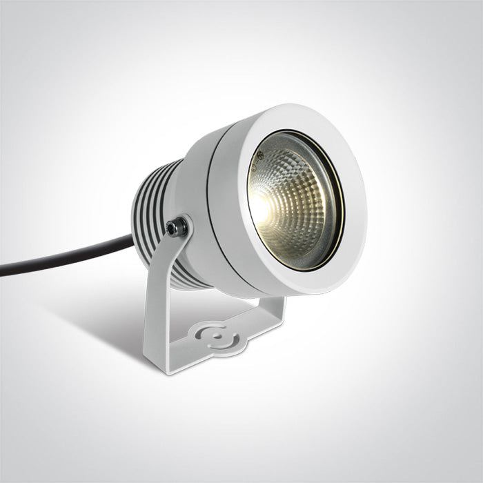 ONE Light | 7047/W/W WHITE LED 20W WW 50d IP65 SPIKE 230V - OEM NORDIC - Quality Parts Distribution