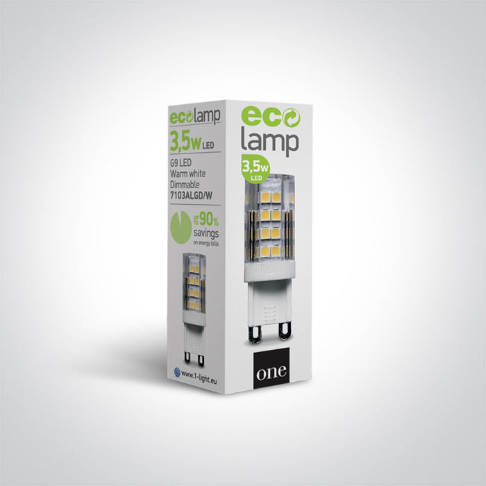 ONE Light G9 LED Lamp 3,5W 300lm 3000K CRI80 7103ALGD/W