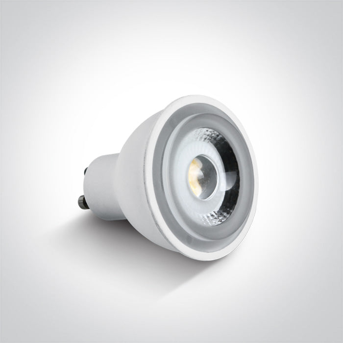 ONE Light GU10 LED Lamp 6W 600lm 3000K CRI85 7306CGD/W
