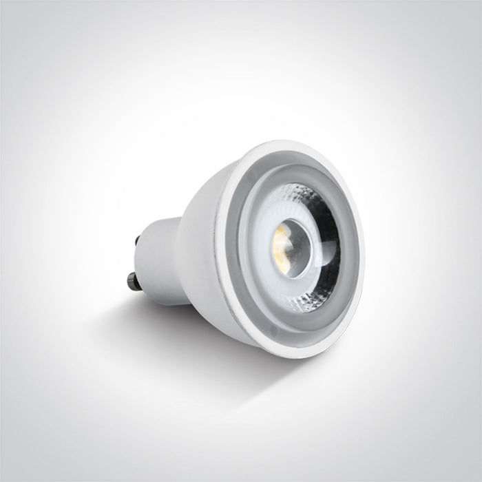 ONE Light | 7303CG/W WHITE COB LED 3W WW GU10 60deg 230v - OEM NORDIC - Quality Parts Distribution