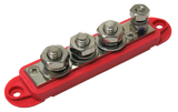 VTE 7704N0N02 4 Point Busbar, 3/8" – Red