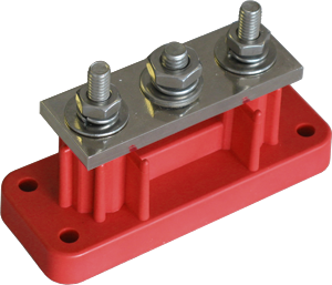 VTE 7753N7N02 3 Point, Hi-Amp Busbar – Red