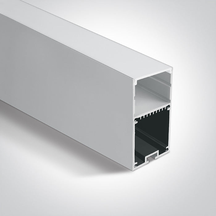 ONE Light | 7910/W WHITE PROFILE 2m + PC OPAL DIFFUSER - OEM NORDIC - Quality Parts Distribution