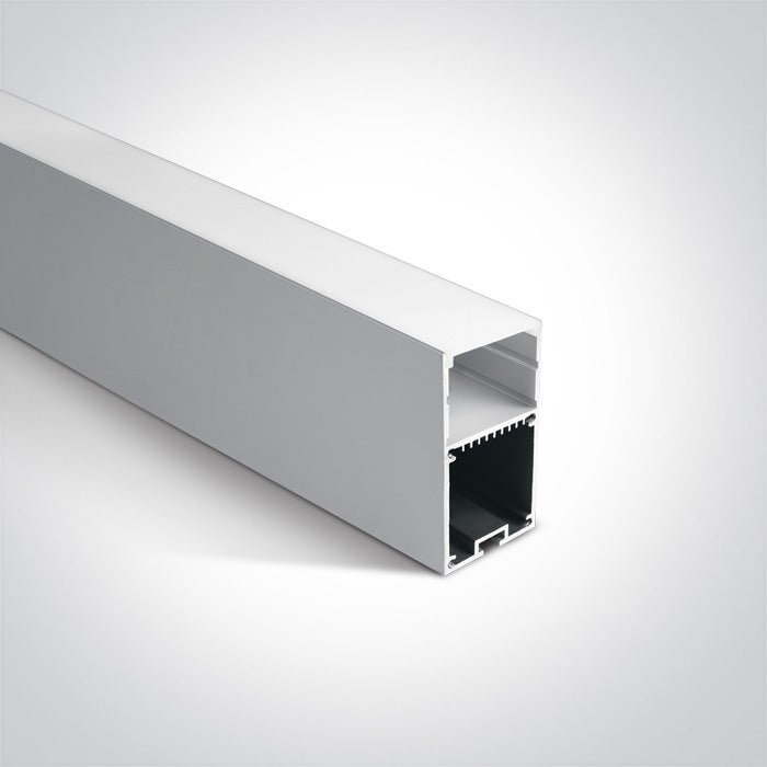 ONE Light | 7910/AL PROFILE 2m + PC OPAL DIFFUSER - OEM NORDIC - Quality Parts Distribution