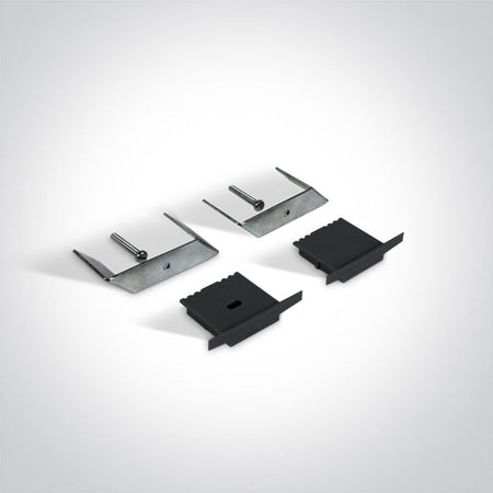 ONE Light Recessed LED Profile 2m Black 7910R/B