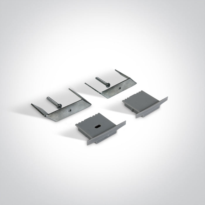 ONE Light Recessed LED Profile 2m Aluminium 7910R/AL