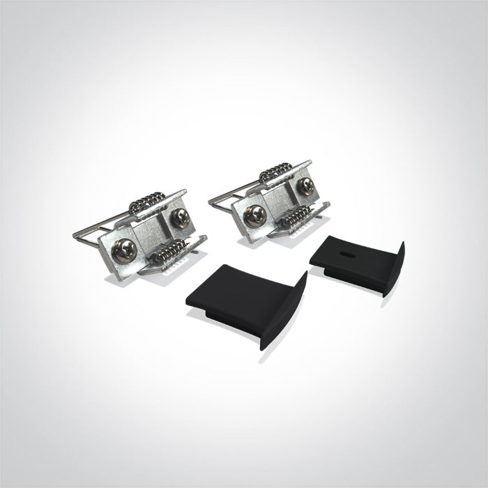 ONE Light Recessed LED Profile 2m Black 7912R/B/B