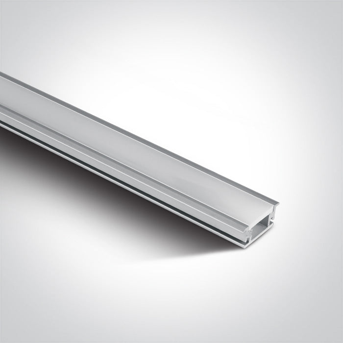 ONE Light | 7914R/AL INGROUND PROFILE 2m + 3mm PC opal diffuser IP67 - OEM NORDIC - Quality Parts Distribution