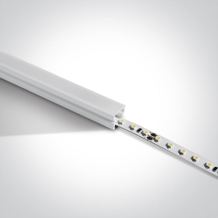 ONE Light | 7918/W WHITE IP68 PROFILE 2m + PMMA opal diffuser - OEM NORDIC - Quality Parts Distribution